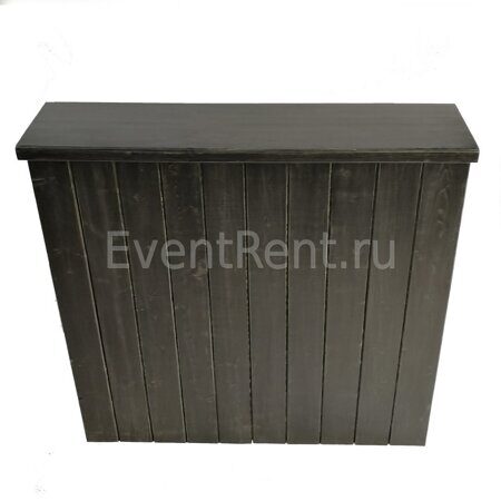 Аренда барной стойки Роял, 119*70*h120см. черного цвета с фактурой